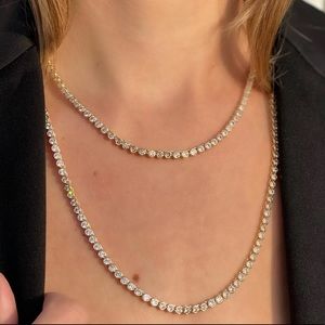 Set of Baroness Tennis Necklaces Melinda Maria